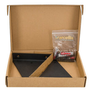 Industriële plankdrager 150mm type 6 - mat zwart