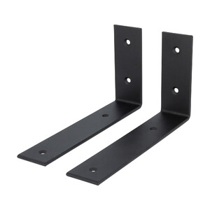 Industriële plankdrager 150mm type 5 - mat zwart