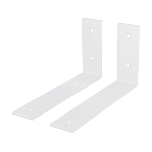 Industriële plankdrager 150mm type 5 - mat wit