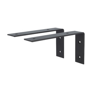 Industriële plankdrager 150mm type 5 - mat zwart