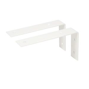 Industriële plankdrager 200mm type 5 - mat wit