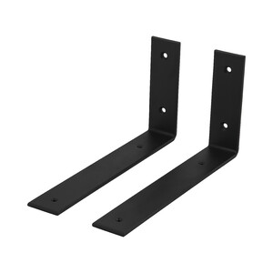 Industriële plankdrager 250mm type 5 - mat zwart